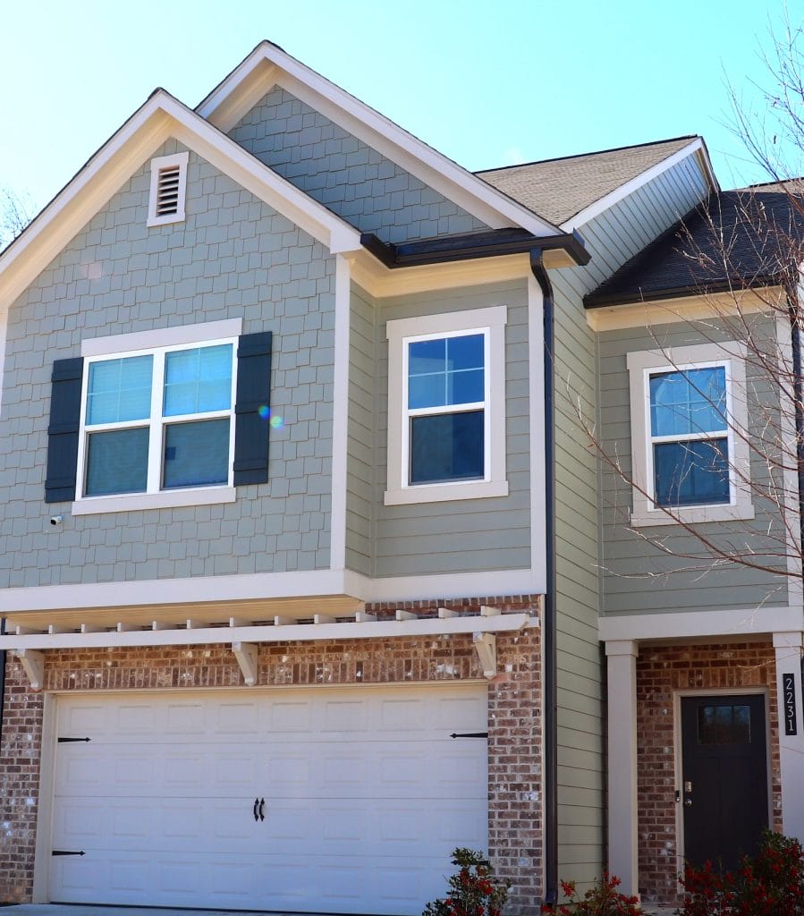 SAM townhome trellis